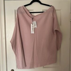 Treasure & bond off the shoulder sweater